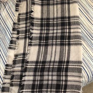 Large plaid scarf